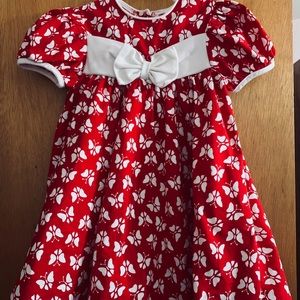 Red and white 5t dress